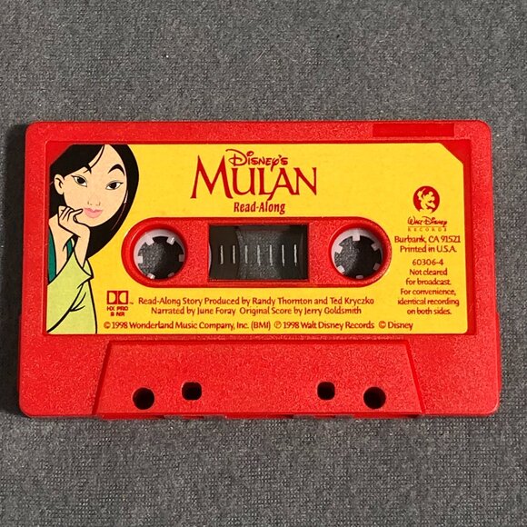 Vintage Walt Disney read along cassette and book Mulan - Picture 1 of 3